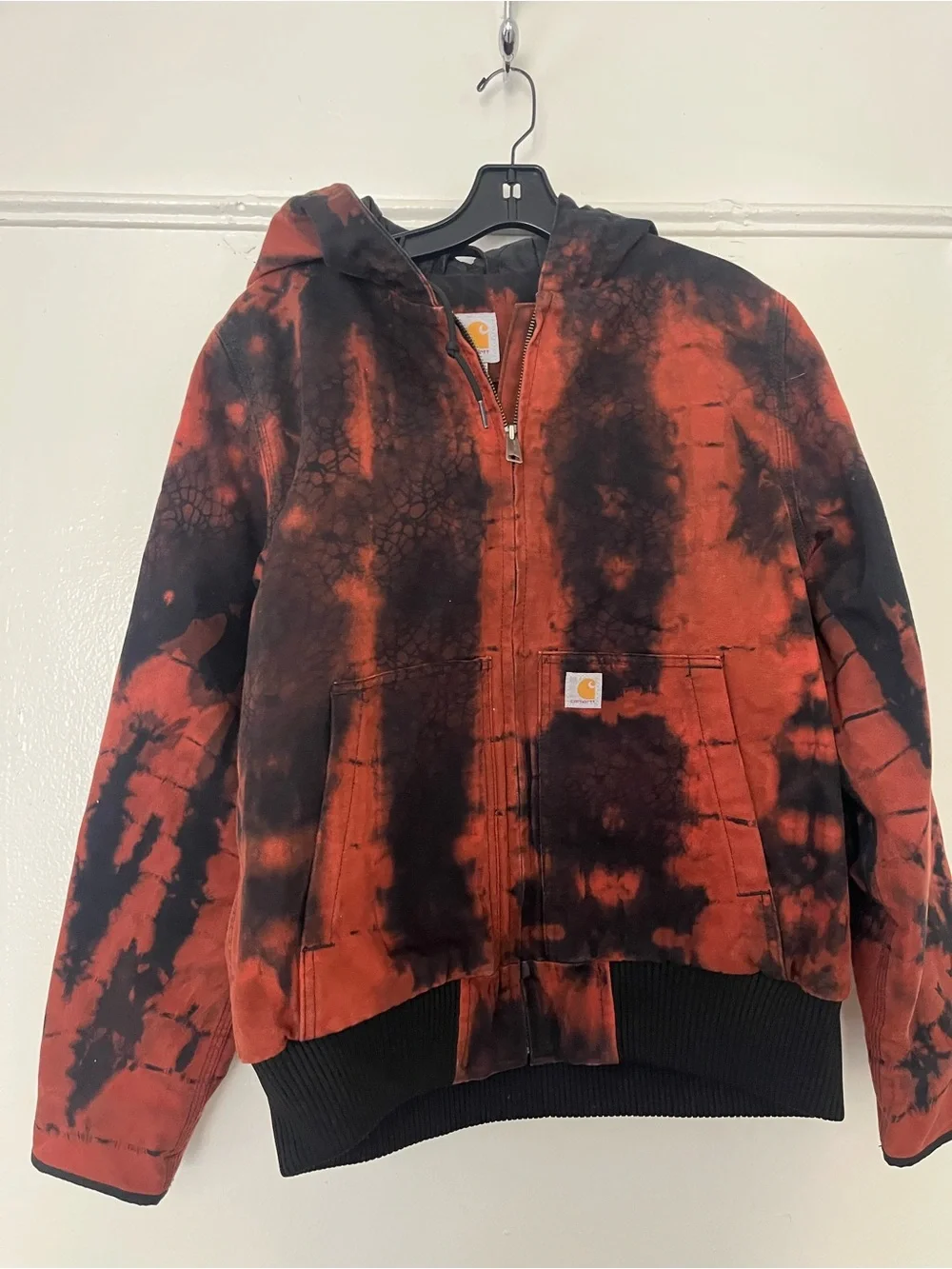 Carhartt custom 1 of 1 Tie-Dye Hooded Zip Jacket -